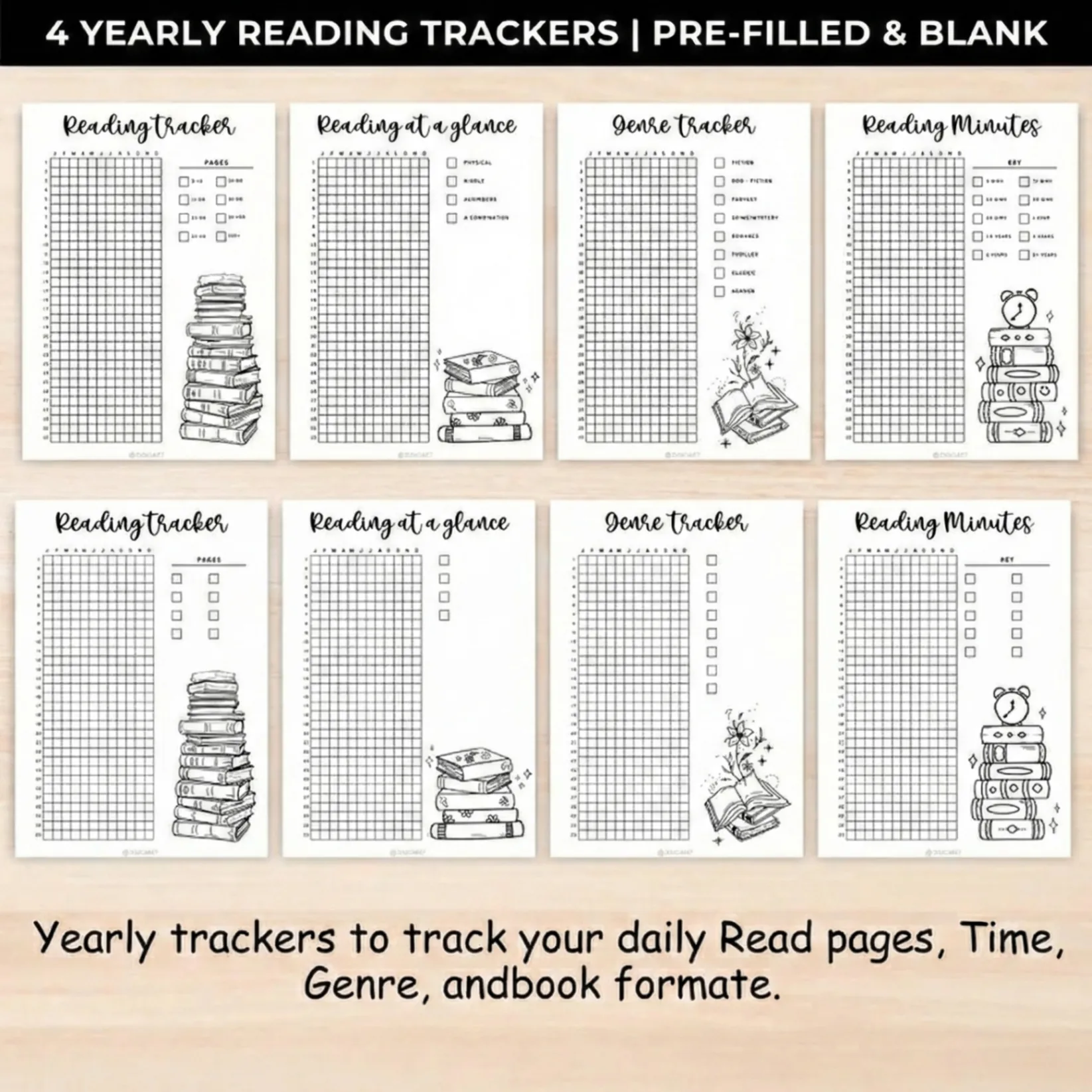 Reading Journal Folder Ultimate Reading Journal Kit | Bookish